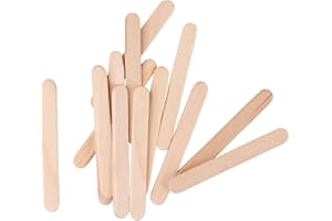 Rayher Mini bâtonnets de bois, nature, 300 pces., spatule, 5,5X0,5 cm, bois FSC 100%, usages multiples, bricolage, arts créatifs-64584505