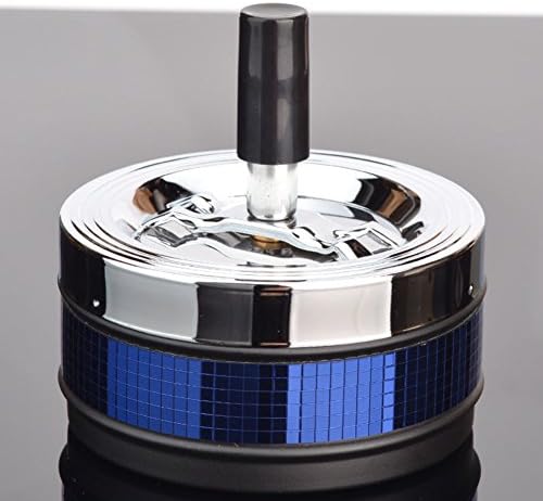 Stainless steel,rotation-smoking cup/european style,wind-proof,cover-[ashtray]-A