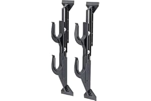 Allen Company Unisex's 17450 - Soporte para Ventana para Dos Armas o Arcos (24,8 cm, Ajustable, Color Negro)