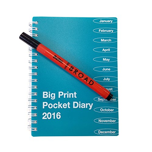 2016 Big Print Pocket Diary