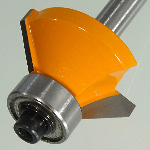 HM Fasenfräser 45° Ø 26,6 mm Schaft 6 mm Fasefräser mit Anlaufkugellager - 3