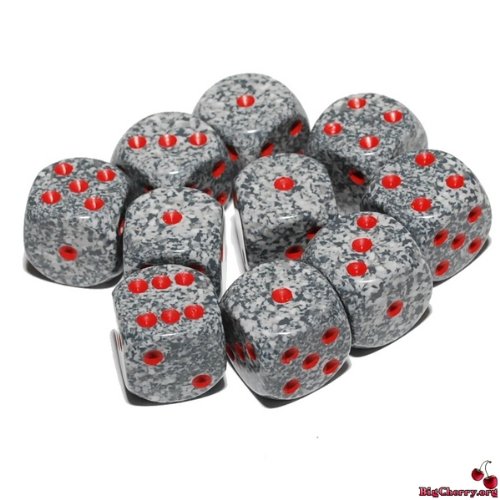 Preisvergleich Produktbild Big Cherry, 10 x 18 mm, rund eckigen grau granit Würfel