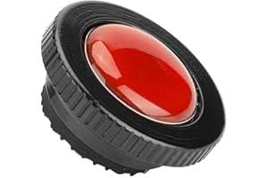 XINMYD Quick Release Plate,Ultralight Mini Aluminium Alloy Round Quick Release Plate Equipped with 1/4inch screw for Manfrotto Compact Action Tripod(rosso)