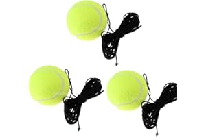COJJ 3er Tennisball Mit String Tennis Trainer Ersatzball Ausrüstung