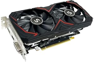 SAPLOS Radeon RX 580 8G Scheda Grafica, GDDR5, 256 bit, HDMI, DVI-D, DisplayPort, PCI Express x16, richiede un alimentatore supplementare a 6 PIN