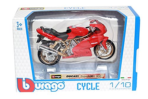 Bburago 51000  - Motoicicleta, Escala 1:18, Surtido (1 Unidad)