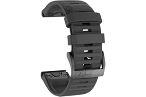 Isabake Pasek do zegarka Garmin Fenix 6X, QuickFit o szerokości 26 mm, kompatybilny z Fenix 6X/6X Pro, Fenix 5X/5X Plus, Fenix 3/3 HR