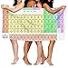 Produktbild ASKSWF Bath Towel Beach Towel English-Chinese Periodic Table of Elements 31"x 51" Soft Lightweight Absorbent for Bath Swimming Pool Yoga Pilates Picnic Blanket Towels