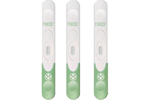 VELVERVY 3 PCS Pregnancy Test,Prueba De Embarazo En Tiras Ultratemprana,Detección Rápida en 3 Minutos (Verde)