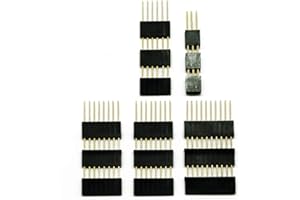 Treadax 3 Sets of Stacking Headers Pins Kit Stackable Female Headers Compatible with Arduino UNO R3(15pcs in Total)