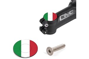 CNCLOL Tappo Serie Sterzo MTB 1 1/8"，Tappo Stelo Forcella Alluminio， con Vite in Leghe Acciaio.