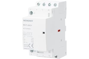 Wengart Contacteur WCT-25,contact 4P 3NO1NC,économie d'énergie AC230V 25A,réduction de la consommation électrique domestique