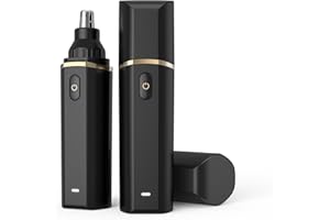 Roleader Mini Tondeuse Nez,Tondeuse Nez Rechargeable Par USB Indoloreet Professionnelle (Noir)