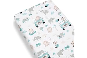 BABYSAFE Baby Safe Lenzuola Lettino 70 x 140 Bambino - Coprimaterasso 70x140 con angoli in 100% Cotone Certificato Oeko-Tex - Coprimaterasso Culla Neonato Made in Europe