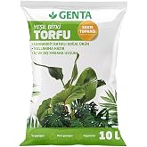 Genta Yeşil Yapraklı Bitkiler İ&ccedil;in Torf Toprak 10 Lt