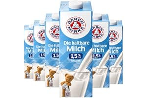 Bärenmarke fettarme H-Milch, 1,5% Fett, 6er Pack