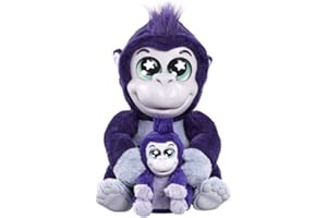Goliath. Animagic Tiki und Toko. Mama und Baby Gorilla. Spielzeug. Sprechendes Kuscheltier. Plüschtier. Kinderspielzeug ab 3 Jahre. Interaktives Kuscheltier. Spielzeug ab 3 Jahre.