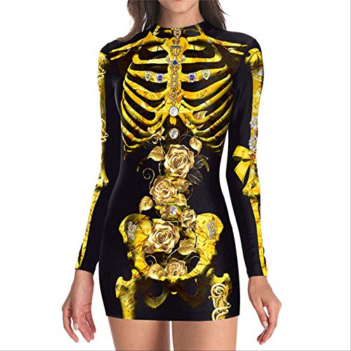 WARRT Disfraz de halloweenHalloween Fiesta Traje Mujer Adulto...