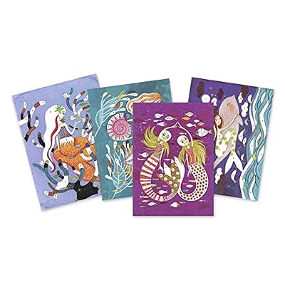 Djeco - Tableaux À Paillettes Sirènes
