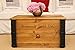Produktbild Uncle Joe´s Truhe Roosevelt Couchtisch Truhentisch im Vintage Shabby chic Style aus Massiv-Holz in braun mit Stauraum und Deckel Holzkiste Beistelltisch Landhaus Wohnzimmertisch Holztisch nussbaum