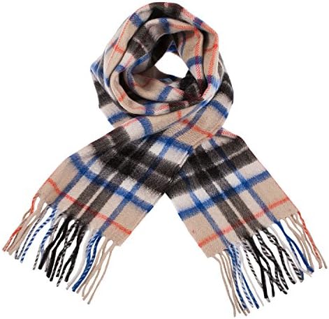 Clans of ScotlandScottish Tartan Cashmere Scarf Thomson Camel (One Size)