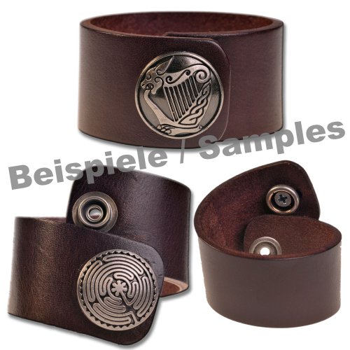 3 St. Celtic Concho Schraubzierniete Zierniete Schraubniete Screwback Concho Keltisches Kreuz No. 3 - 2