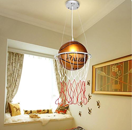 Single headlights, hall lightsCreative children's cartoon basketball basketball fan Pendant Light/personality LED Pendant Light