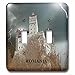 Price comparison product image 3dRose LSP_80814_2 Dracula Castle in Romania Double Toggle Switch