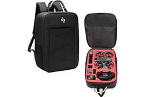 BeisDirect Étui de transport de voyage pour drone DJI Avata 2, sac de rangement étanche compatible avec drone DJI Avata 2, lunettes DJI 3 et accessoires Avata2, 39 x 29 x 17 cm, Noir , Personnalisable
