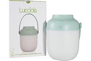 Gisa Wellness - LUCCIOLA - Diffusore di Aromi con Batteria Integrata - 120ml - Per Aromaterapia e Cromoterapia - Ideale per Soggiorni o Uffici