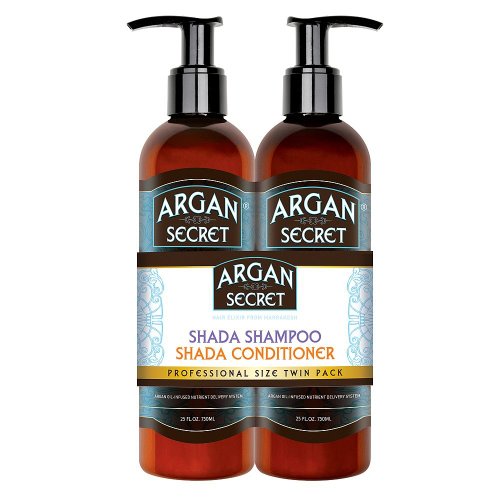 Argan Secret Shada Shampoo & Conditioner Great Value Twin Pack (750ml)-Limited Ediition