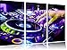 Produktbild Mischpult, Dj Equipment, 3-Teiler Leinwandbild 120x80 Bild auf Leinwand, XXL riesige Bilder fertig gerahmt mit Keilrahmen, Kunstdruck auf Wandbild mit Rahmen, gänstiger als Gemälde oder Ölbild, kein Poster oder Plakat
