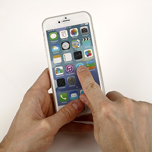  EGO   Double Touch Case completa TPU       Carcasa de silicona para iPhone 6  Plus 6S Plus 5 5  360     grados Full Funda Delantera Trasera por ambas caras transparente frontal Back doble cara