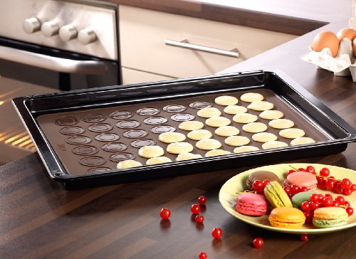 Rosenstein & Söhne Silikon-Backmatte für Macarons - 2