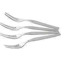 Weis Serviergabeln Set, Edelstahl, Silber, 13.5 x 1 x 2 cm, 4-Einheiten