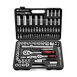 nusskasten 3/4 zoll 108-teiliger Universal-Steckschlüsselkoffer von Femor