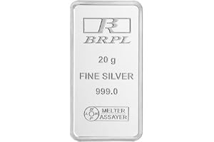 Bangalore Refinery 999 Purity Silver Bar 20 Gram