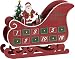 Produktbild Villeroy und Boch Winter Bakery 2018 Adventskalender "Schlitten", 35 x 9 x 27 cm, Holz, Rot/Bunt