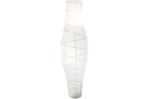 PEOSAARD Abat-lempe à Lampe, Teintes de Lampe pour lampadaire 47 Pouces de Long sur Papier Lampe à Lampe de lampadaire Remplacement de Riz en Papier Couvercle de lampadaire pour Le Salon