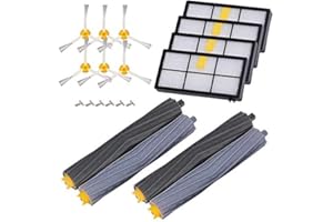 ORTCI APLUSTECH Kit de Reemplazo Cepillos Piezas de Repuesto para iRobot Roomba Serie 800 860 865 866 870 871 880 885 886 890 900 960 966 980 - Paquete de 14 unidades.