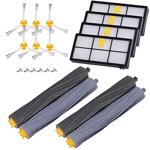 AplusTech Kit Recambios Cepillos Filtros y Accesorios para iRobot Roomba Serie 800 860 865 866 870 871 880 885 886 890 900 960 966 980 - Pack de 20 PCS.
