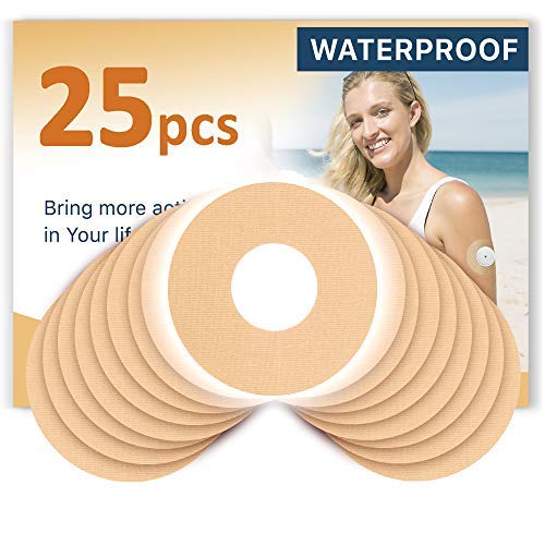 Preisvergleich Produktbild Fixic – 25 Stück Wasserdichte Selbstklebende Patches – vorgeschnittene Rückseite Papier selbstklebend – hellbraune Farbe Lange Fixierung