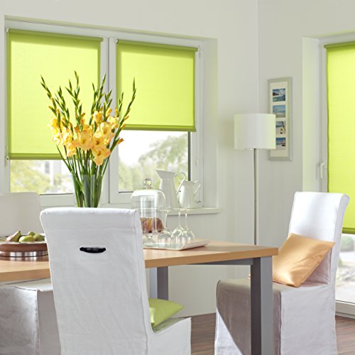 Gardinia 10012507 Easyfix Rollo Uni, apfel struktur, für Fenster, 60 cm x 150 cm - 7
