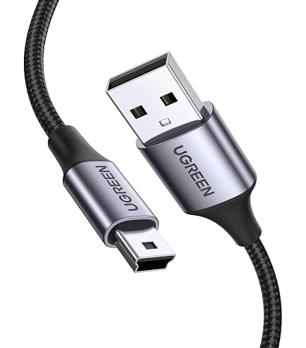 USB C/Tipo C a Mini USB Cavo Compatibile con MIO MiVue 618/608 / 658, InCarCam 101, ARAS FHD, APEMAN, icefox FHD, JooVuu X, HP f330s, Powerlead Pdvr D009, SENWOW GS8000L, ASUS Reco Classic (1m