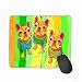 Produktbild Mouse Pad Gays Couple Handsome Boy Inscription Gay ok Bread Hipster Guy Rainbow Pride Flag Behind Rectangle Rubber Mousepad 11.81 X 9.84 Inch