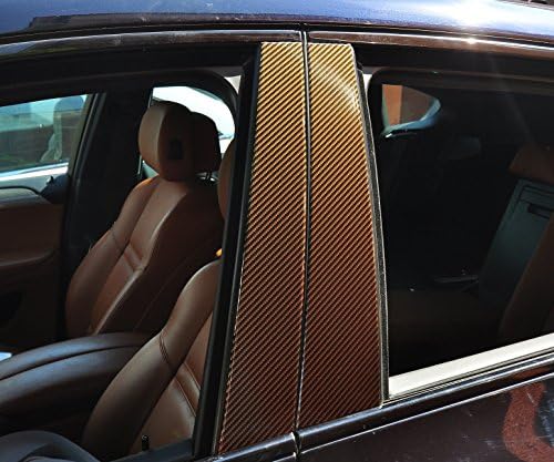 6x glossy black door trim panel B pillar door pillar suitable for your vehicle