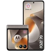 Motorola razr 70 (Folding Phone, 6.90"/3.63"-FHD+, 50MP Camera, 8/256GB, 4800mAh, Android 16) Pantone Hematite