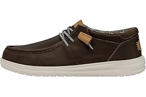 HEYDUDE Hey Dude Wally Grip Craft Leather Scarpe Urban UomoMarrone Marrone