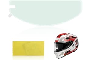 Sangcca Pellicola Anti-Appannamento Universale per Casco da Motociclista, Visiera Trasparente Inserto Lente Resistente all'Appannamento, Pellicola Antiappannamento Casco HD, 9 cm x 25 cm