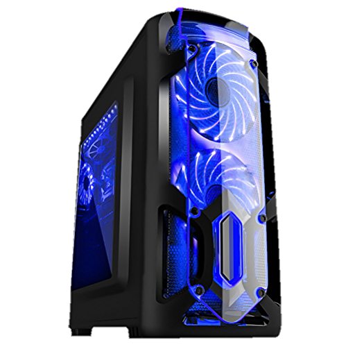 Marvo CA-113BK PC Mini Gaming Tower Black